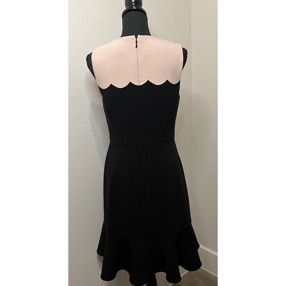 Kate Spade New York Women's Black /Pink Scallop Sleeveless Adorable Dress Size 8 - Picture 3 of 14